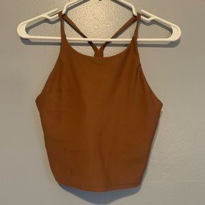 Brown active top